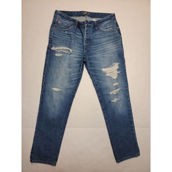 Abercrombie & Fitch Jeans Womens 28 Ames Slim Boyfriend Mid Rise Distressed - Picture 3 of 10